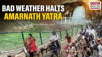 Amarnath Yatra temporarily suspended on Pahalgam, Baltal routes for adverse weather 
