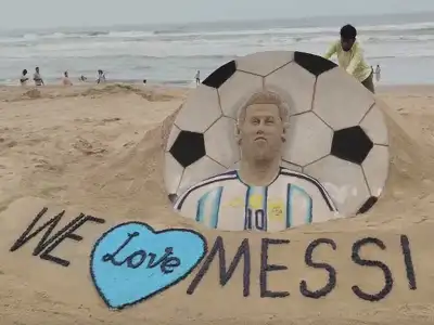 Odisha Beach Transforms Into Football Heaven As Sudarsan Pattnaik Crafts Stunning World Cup Art