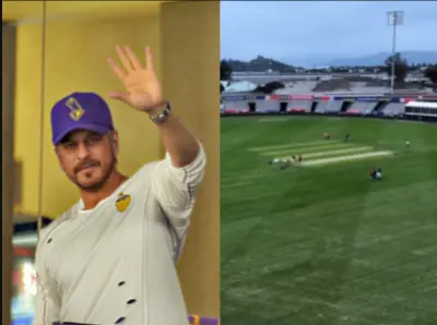 Shah Rukh Khan unveils new cricket stadium in Los Angeles