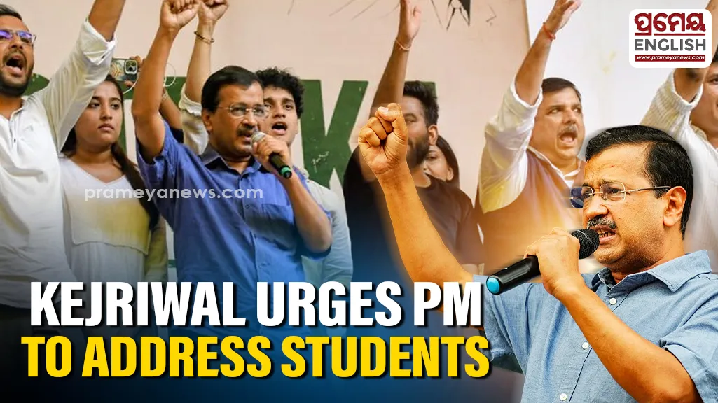 'Speak to the students': Kejriwal urges PM Modi amid 'Sansad Chalo' protest
