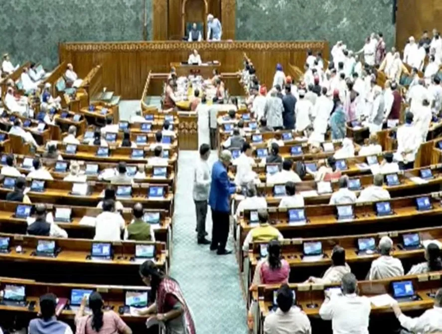Lok Sabha, Rajya Sabha face repeated adjournments on first day of monsoon session, opposition slams government on paper leak issue
