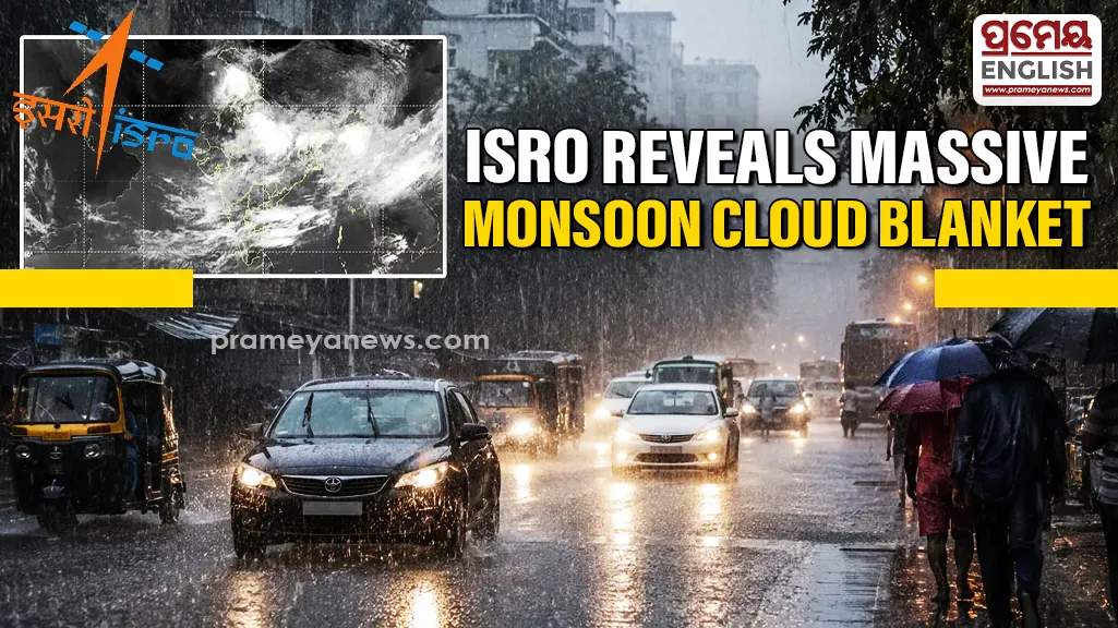 ISRO Satellite Images Reveal Deep Monsoon Clouds Blanketing Almost The Entire Indian Landmass