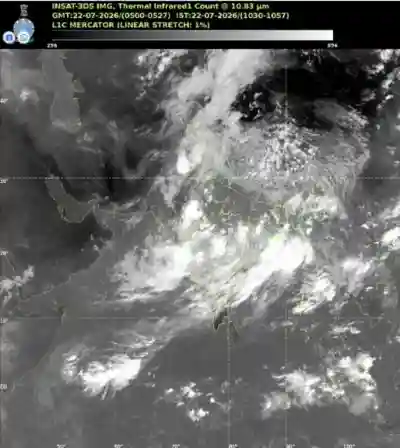 ISRO Satellite Images Reveal Deep Monsoon Clouds Blanketing Almost The Entire Indian Landmass
