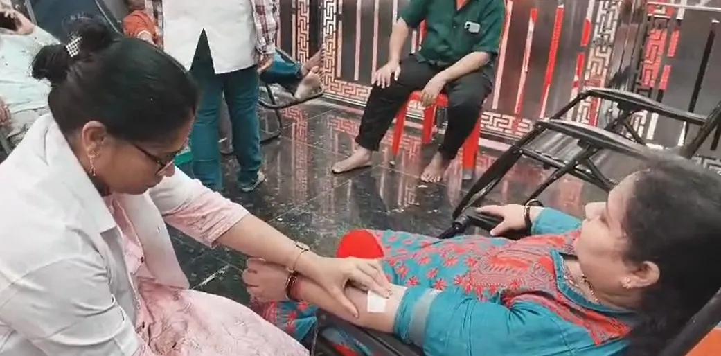 Free Health Camp organised at Kharghar Jagannath Temple in Navi Mumbai on Hera Panchami