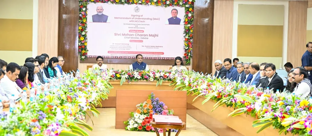 Odisha signs MoUs with HCLTech and Sarvam AI; ₹15,000 crore investment