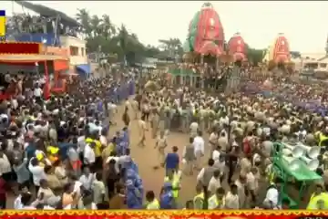  Elaborate health arrangements, ambulance corridors at Puri Bahuda Rath Yatra draw massive crowds 