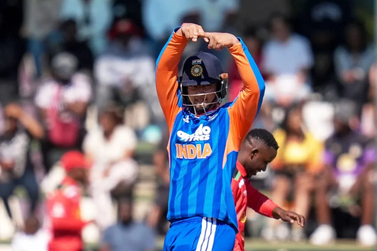 Captain Shreyas Iyer celebrates his first series triumph as India crushes Zimbabwe by 35 runs