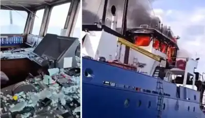 Vessel carrying 4 Indians struck at Odesa port in Ukraine, two confirmed safe
