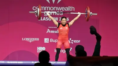 Mirabai Chanu claims her third straight Commonwealth Games gold with an incredible record lift