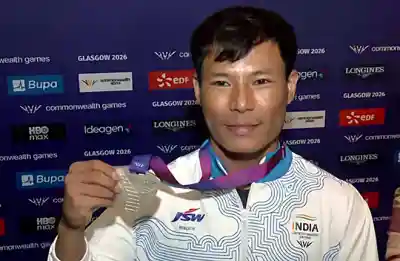 Weightlifter Rishikanta Singh lifts his way to a Brilliant Silver Medal at Glasgow CWG 2026