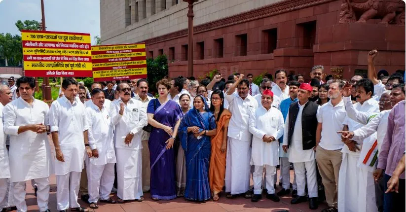 Opposition MPs protest in Parliament over police action on student demonstrators