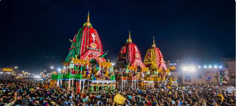 Lord Shree Jagannath’s Rath Yatra Concludes with Sacred Niladri Bije Ritual, Deities Return to Srimandir