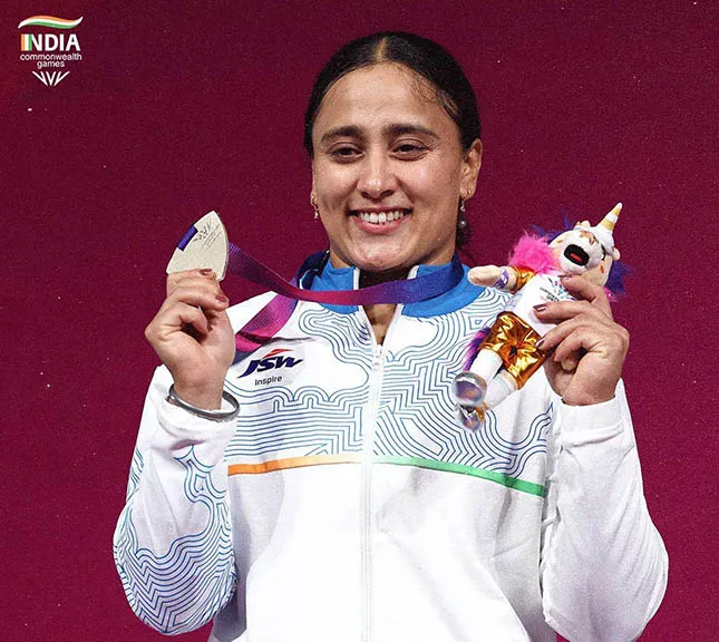 Indian weightlifter Harjinder Kaur wins silver at Glasgow Commonwealth Games with record lifts