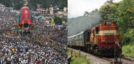 Puri Rath Yatra: Railways Handles Nearly 13 Lakh Pilgrims Despite Heavy Monsoon Rains