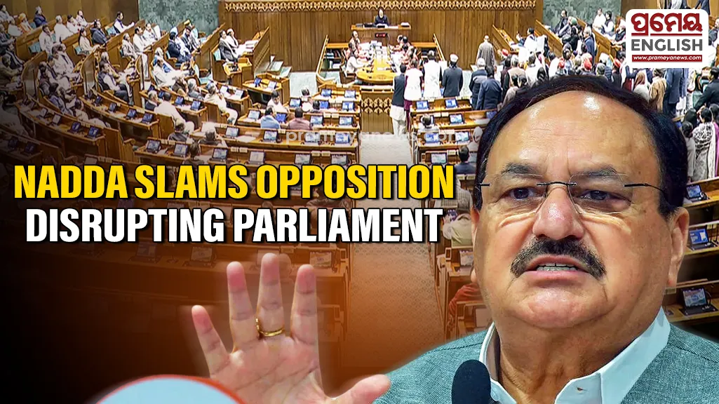 JP Nadda slams Opposition for disrupting Parliament, says ready to discuss every issue