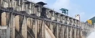 Rengali Dam releases first floodwater of the season