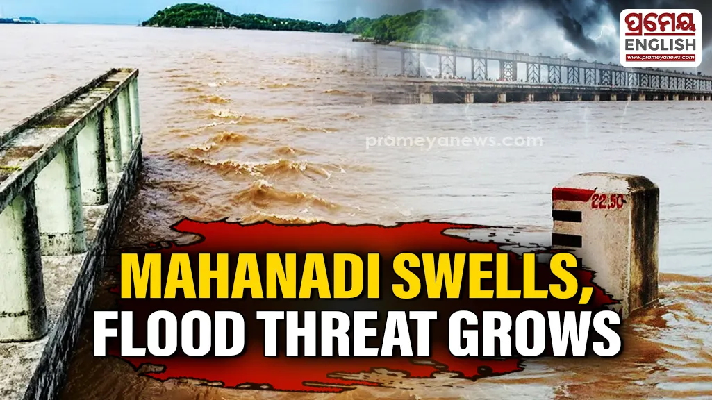 Mahanadi swells as flood threat intensifies across Odisha