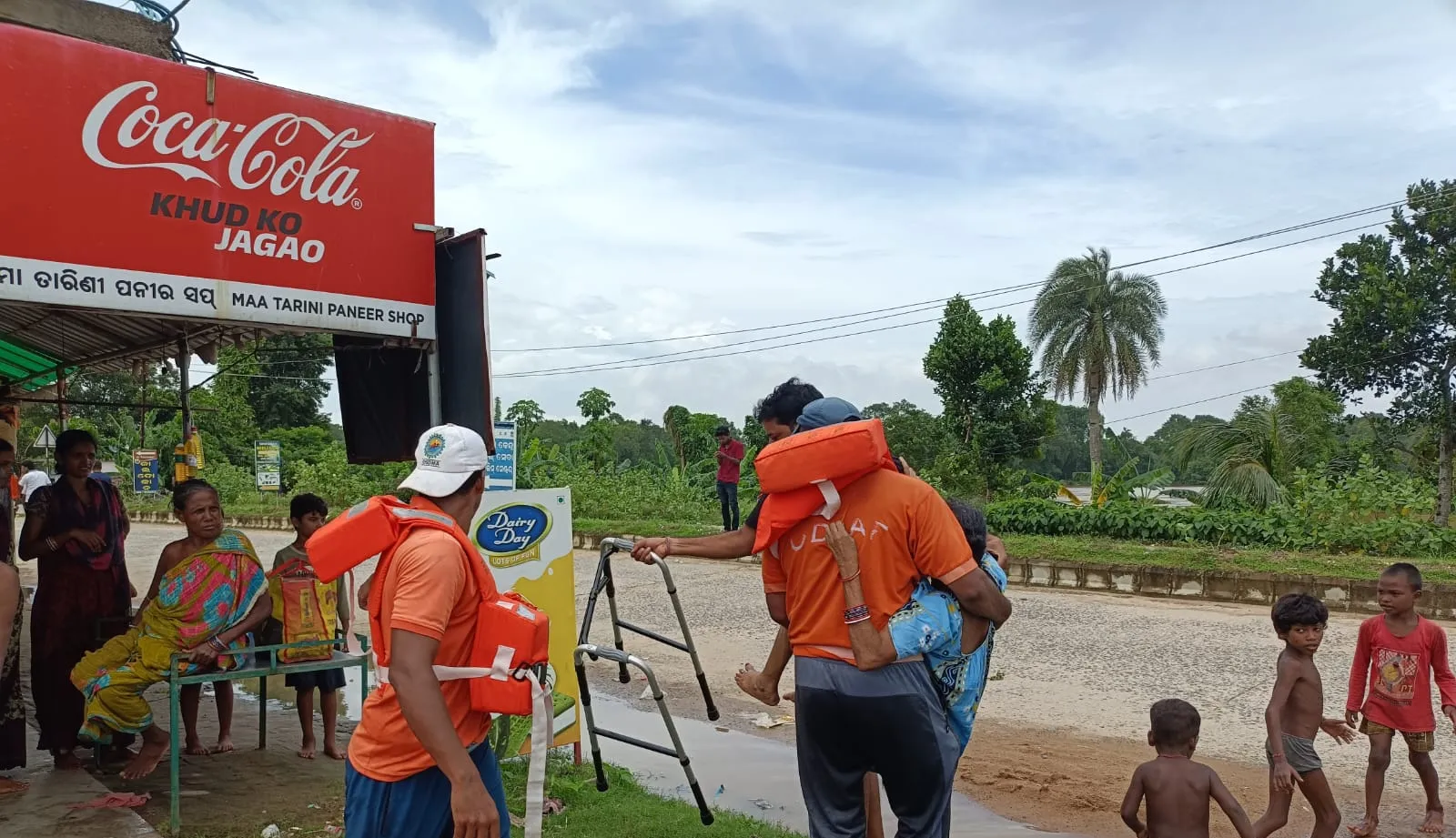 ODRAF team from Ganjam emerges lifeline for flood-hit villages in Jajpur

