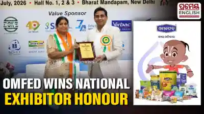 OMFED wins top National Honour as Best Exhibitor at Bharat Mandapam Expo