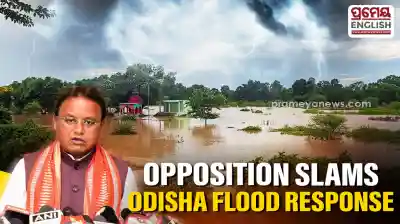 Oppn slams Odisha Govt's "inadequate" flood response; asks why CM Majhi visited as lakhs remain affected