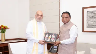 Majhi, Amit Shah review Odisha's progress and future development plans
