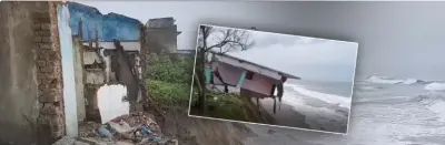 Sea swallows last homes of Podampeta as coastal erosion sparks fresh alarm in Odisha
