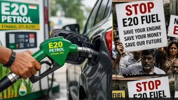 Motorists raise severe engine damage concerns during the first E20 fuel protest in New Delhi