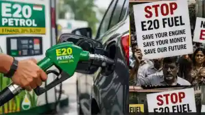 Motorists raise severe engine damage concerns during the first E20 fuel protest in New Delhi