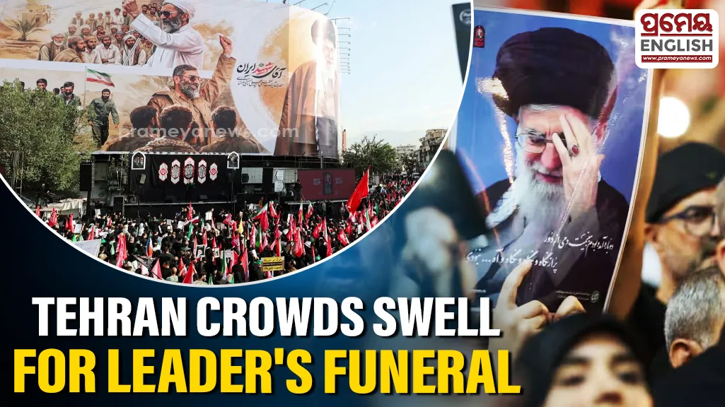 Millions throng Tehran streets as slain Iranian leader Ayatollah Ali Khamenei funeral begins today 