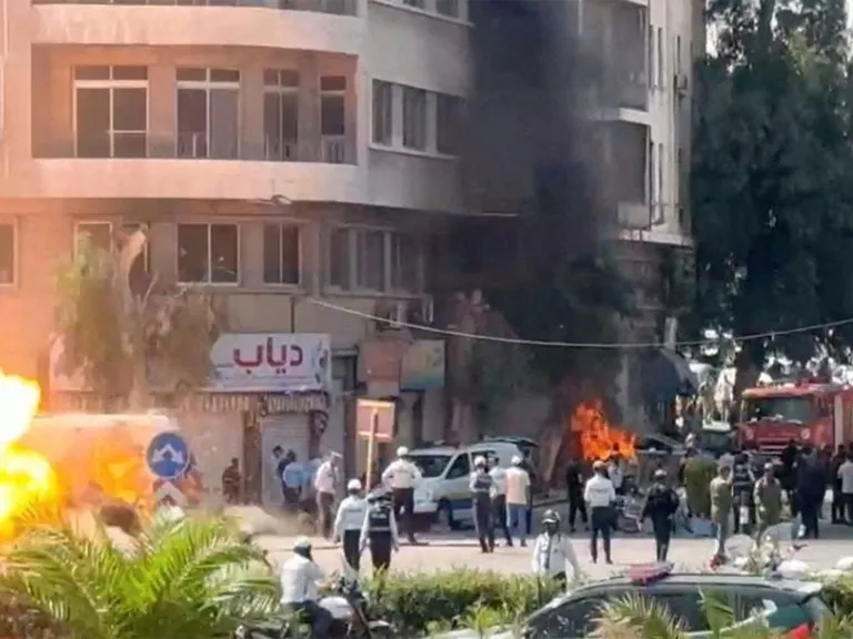 Explosions Rock Damascus Near French President Emmanuel Macron Hotel
