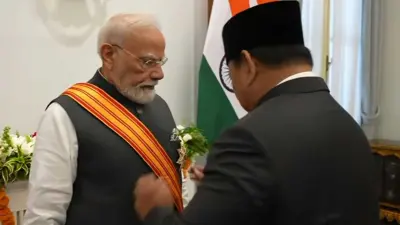 PM Modi conferred with Indonesia's highest honour 'Bintang Adipurna' during his 2-day state visit