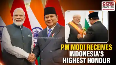 PM Modi conferred with Indonesia's highest honour 'Bintang Adipurna' during his 2-day state visit