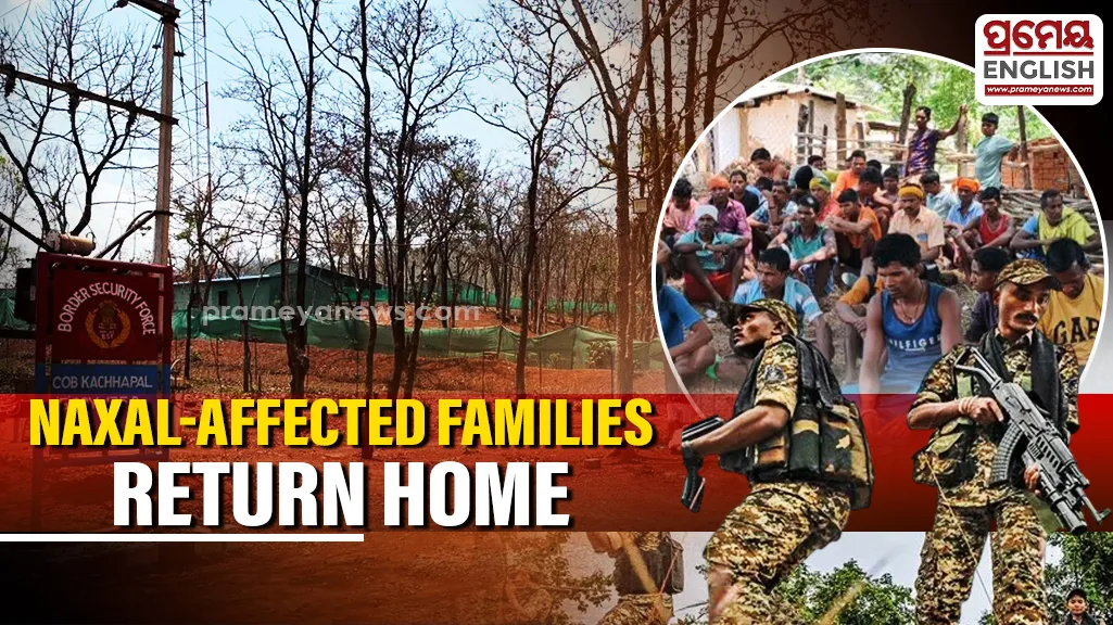Peace restored in Bastar: Naxal-affected families return to Balebeda village with no fear in their eyes as red rebellion  ends 