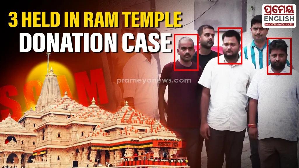 Ram Temple donation case: Ayodhya Police take 3 accused into custody for questioning