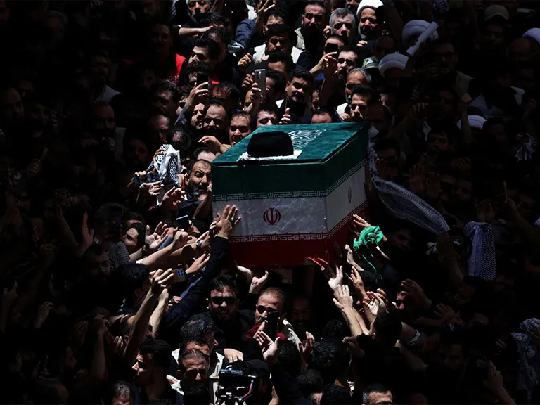 Mourners crowd Najaf streets as Ali Khamenei funeral procession reaches holy Imam Ali shrine