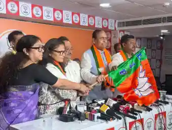 Former TMC Rajya Sabha MPs Sushmita Dev, Prakash Chik Baraik and Sukhendu Sekhar Roy Join BJP