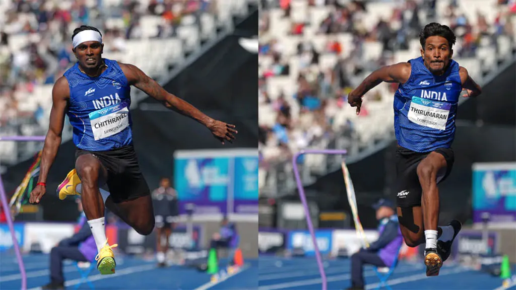 Two Boys from Tamil Nadu Just Conquered Men's Triple Jump At Glasgow Commonwealth Games