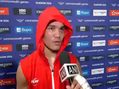 Jadumani Singh Brings Home Boxing Silver Following Tough Final Fight against Australian Dixon