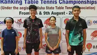 Urja, Somnath, Sweta, Ayushman Win in State Inter School TT