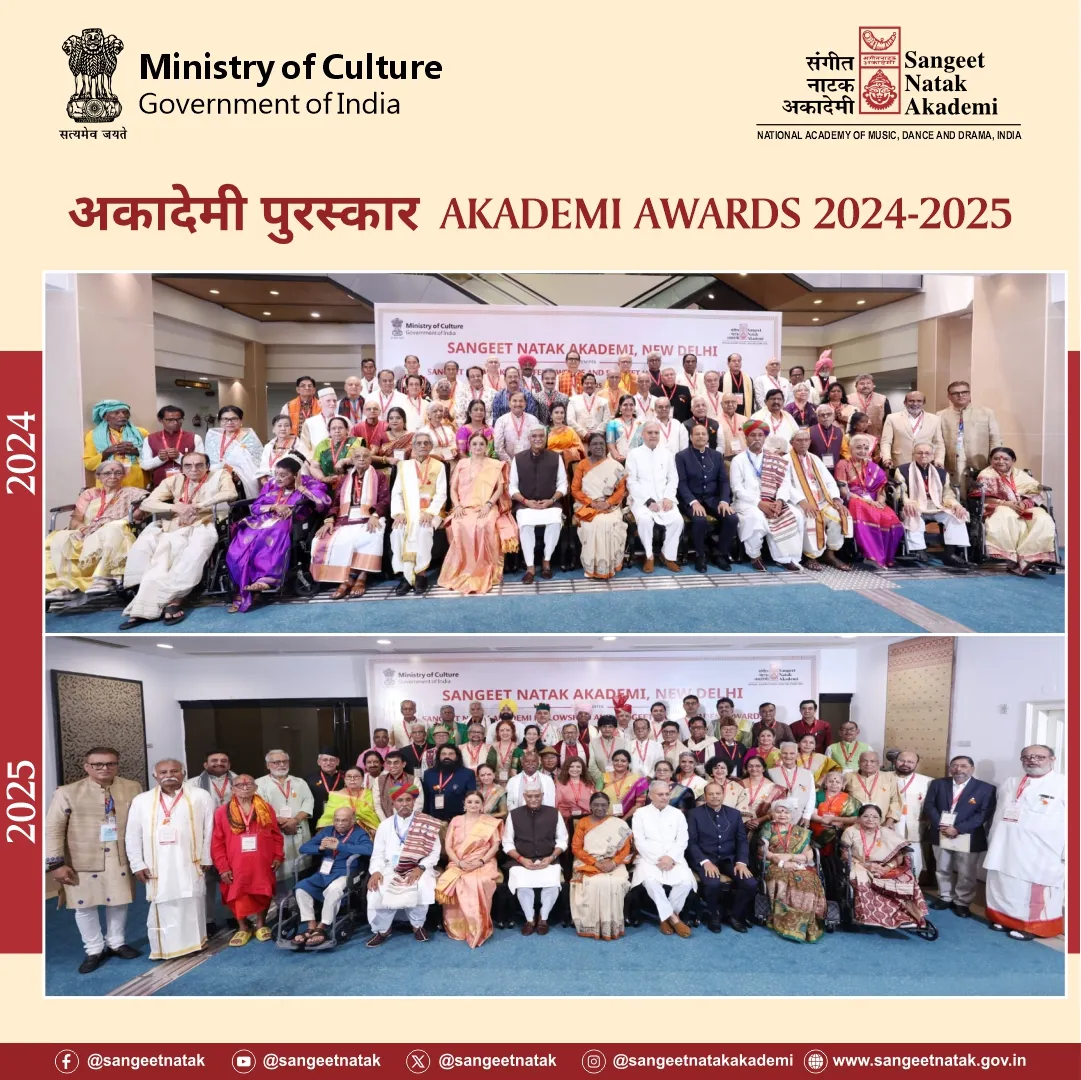 Sangeet Natak Akademi Awards 2024-25: 3 artists from Odisha honoured