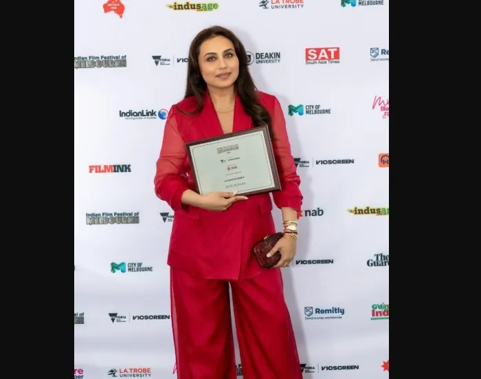 Rani Mukerji receives special citation for excellence in acting at IFFM 2026