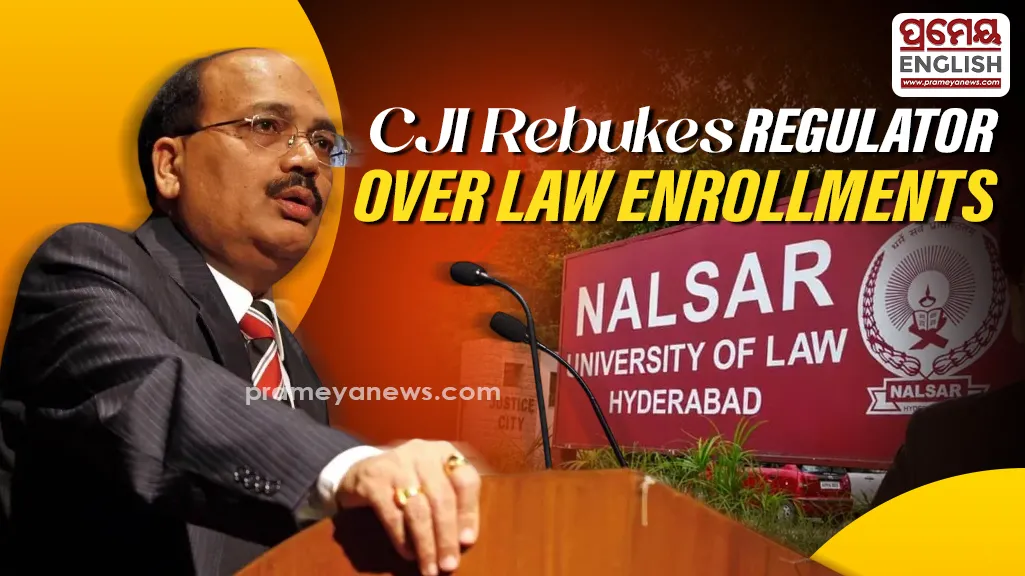 Chief Justice of India Reprimands Regulatory Body for Halting Law Graduate Enrollments