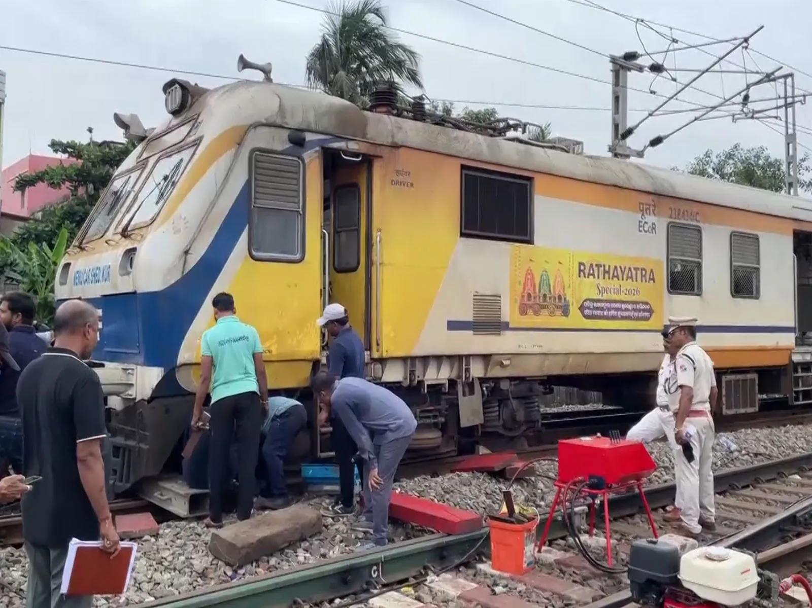 Odisha: Talcher-Puri MEMU train derails near Puri station, no injuries reported
