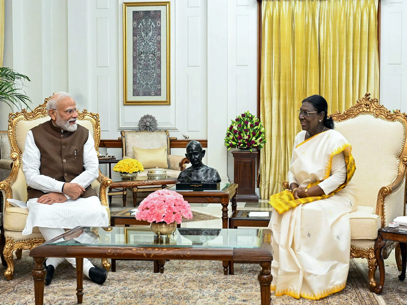 President Murmu's Address to the Nation inspires people to work with determination for Viksit Bharat: PM 