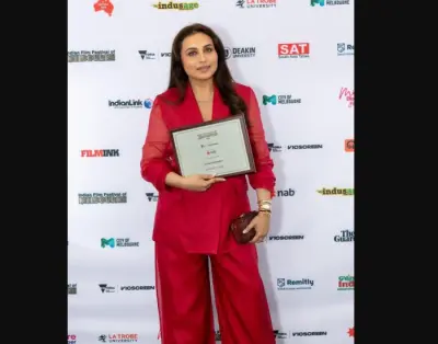 Rani Mukerji receives special citation for excellence in acting at IFFM 2026