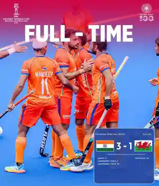 Harmanpreet Singh Strikes Twice as India beat Wales 3-1 in Mens Hockey World Cup Opener