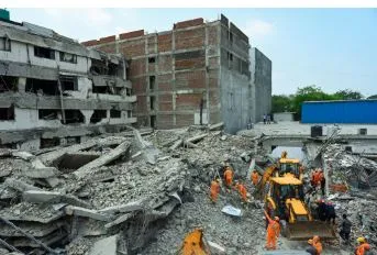Saket Building collapse case: Delhi police initiates death case against owner, builders