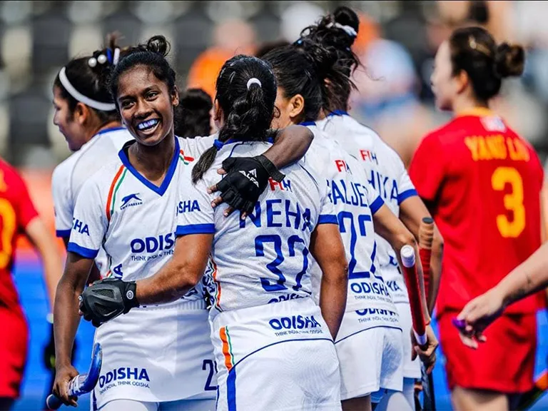 India Women Secure Hard Fought Draw against China in World Cup Opener