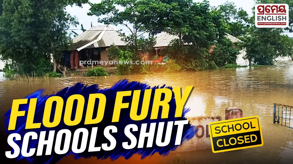 Flood fury in Bhadrak: Schools shut, government employees’ leave cancelled