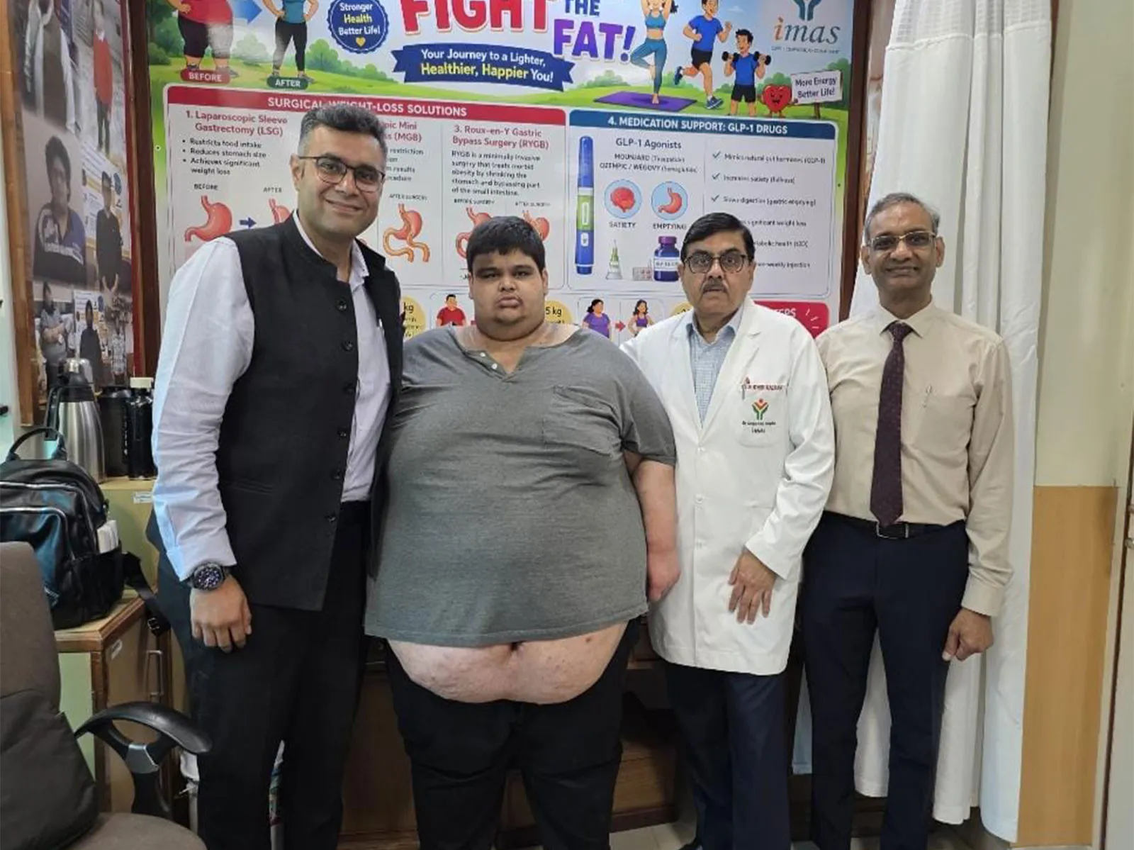 275-kg teenager brought to private hospital in Matador, undergoes life-changing bariatric surgery
